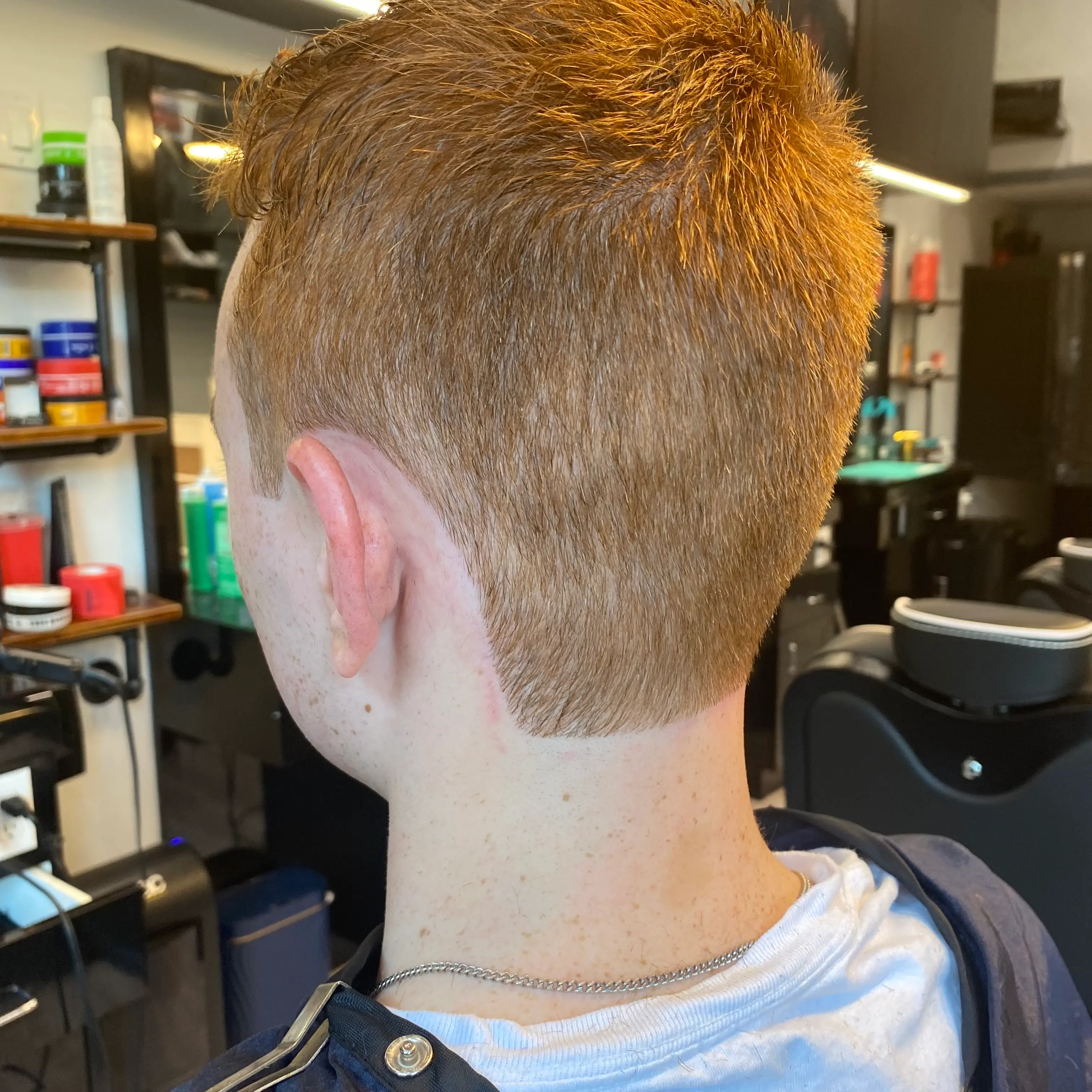 Precision haircut at ANFA Barber Shop